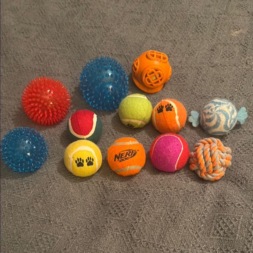 Assorted Colorful Toy Ball Set